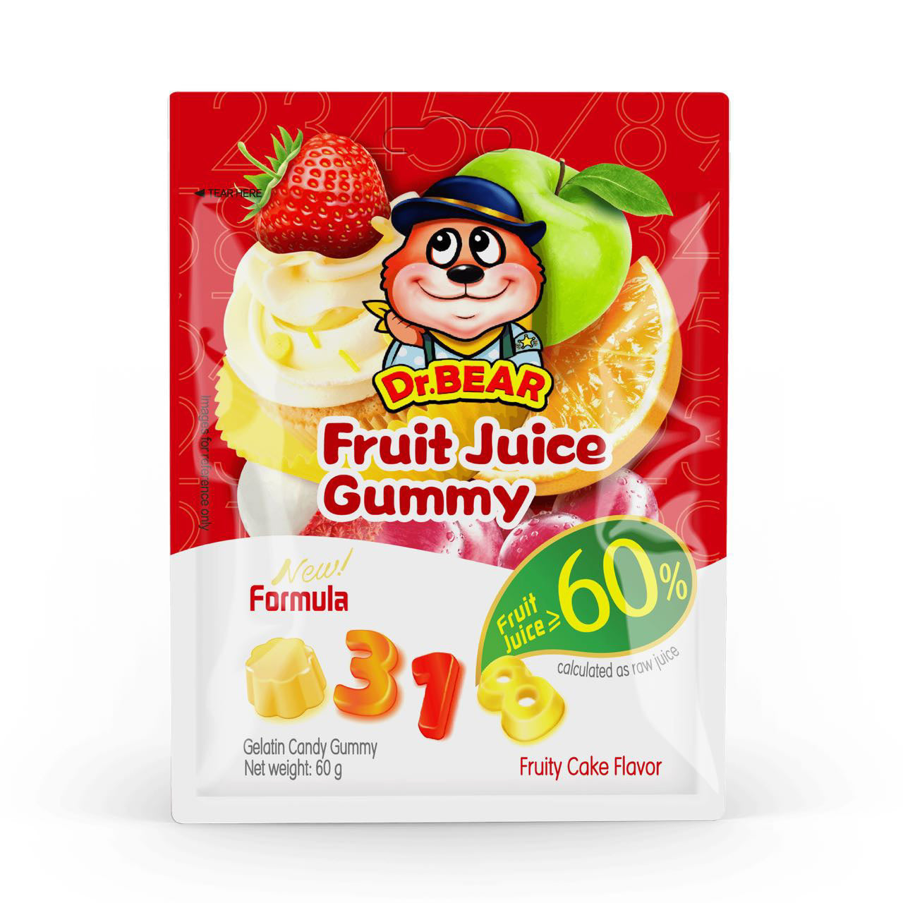 XFJ Dr. Bear Fruit Cake Juicy Gummy (China)
