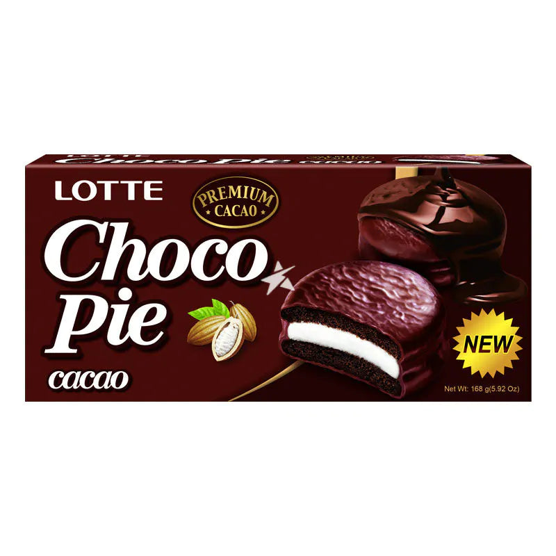 Lotte Choco Pie Cacao (6 Pack Box) (Korea)
