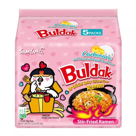 Buldak Spicy Chicken Carbonara Ramen 5pck (Korea)