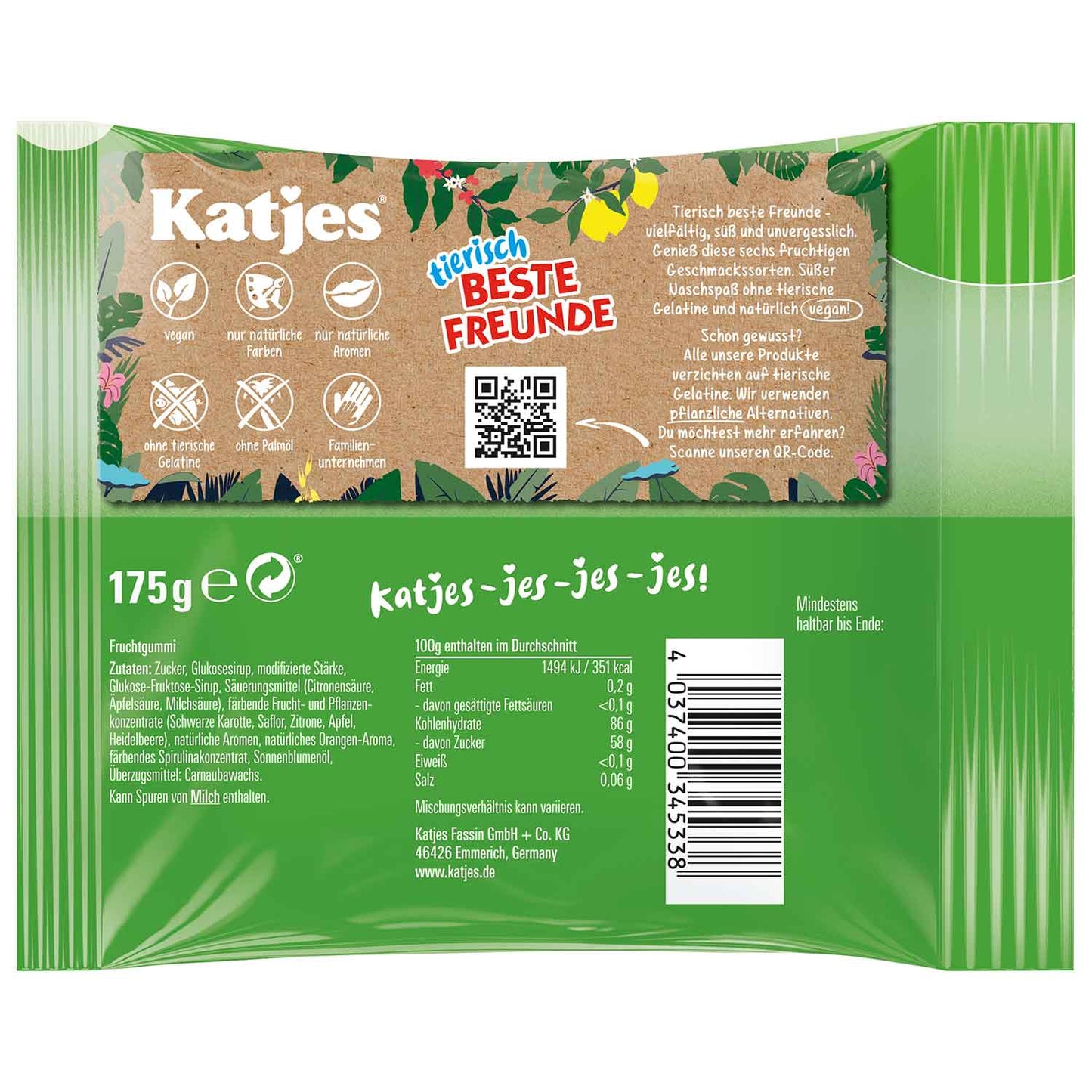 Katjes Beste Freunde 175g (Germany)