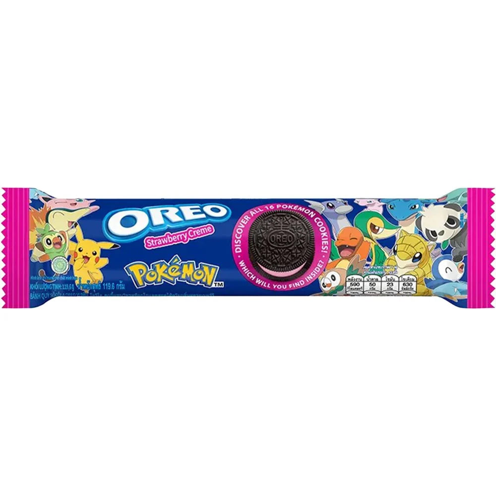Oreo Pokemon Strawberry Cream Cookies (Indonesia)