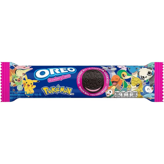 Oreo Pokemon Strawberry Cream Cookies (Indonesia)