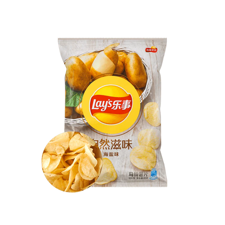 Lays Chips Refreshing Sea Salt 65g (China)