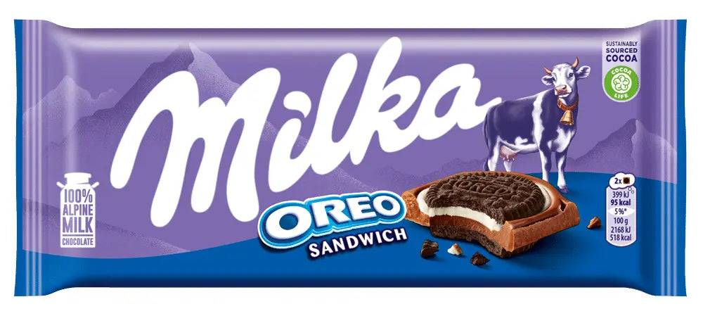 Milka & Oreo Sandwich 92g (European)