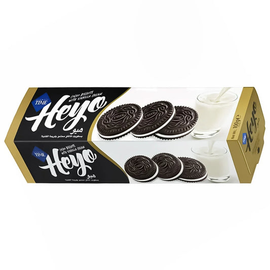Cizmeci Time Heyo Cocoa Biscuits with Vanilla Cream 100g (Turkey)
